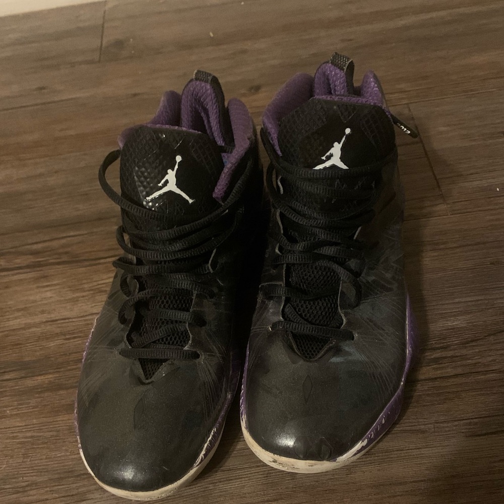 2012 Jordan Jumpman flywire black/purple shoes